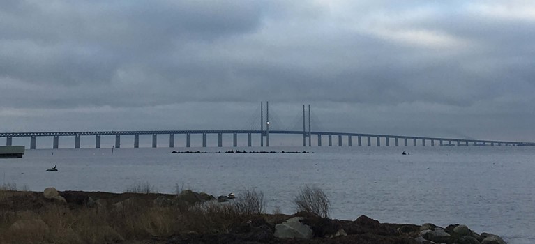 Øresundsbroen fra Malmø-siden